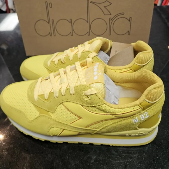 Diadora | Shoes | Diadora Lemon Yellow Sneakers Shoe | Poshmark